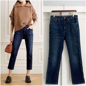 J. Crew Point Sur Shoreditch Straight Jeans in Deep Medium Wash